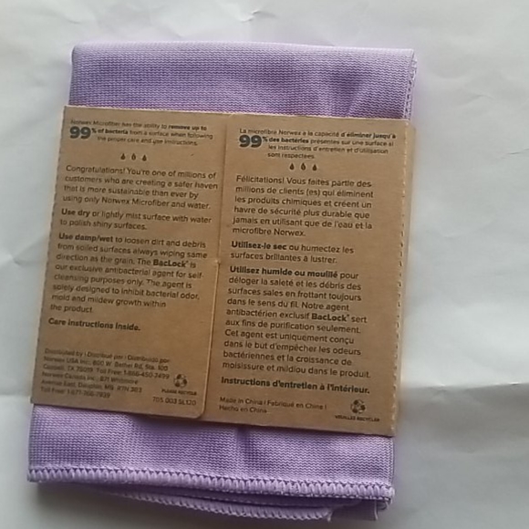 Norwex Kitchen Copy Norwex Window Cloth Purple Poshmark